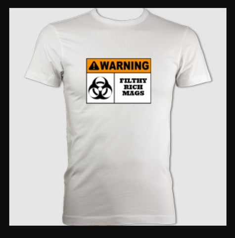 Warning t shirt