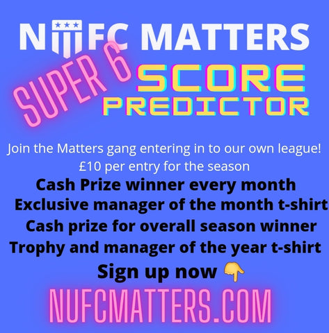 Nufc matters super 6 league