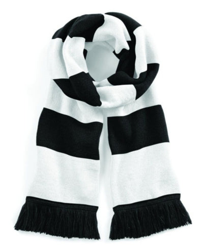 Black and white scarf